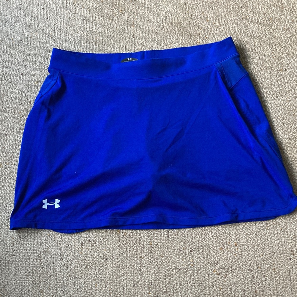 Under armor blue athletic skort